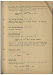Moe Howard's 32pp. Script Dated May 1942 for the 1943 Stooges Film ''Back From the Front'', Working Title ''A Sailor's Mess'' -- Original Doodles on Cover -- Chipping & Archival Repair, Else Very Good